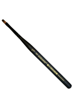 Pincel Sintetico Chato 383-10/0 Keramik
